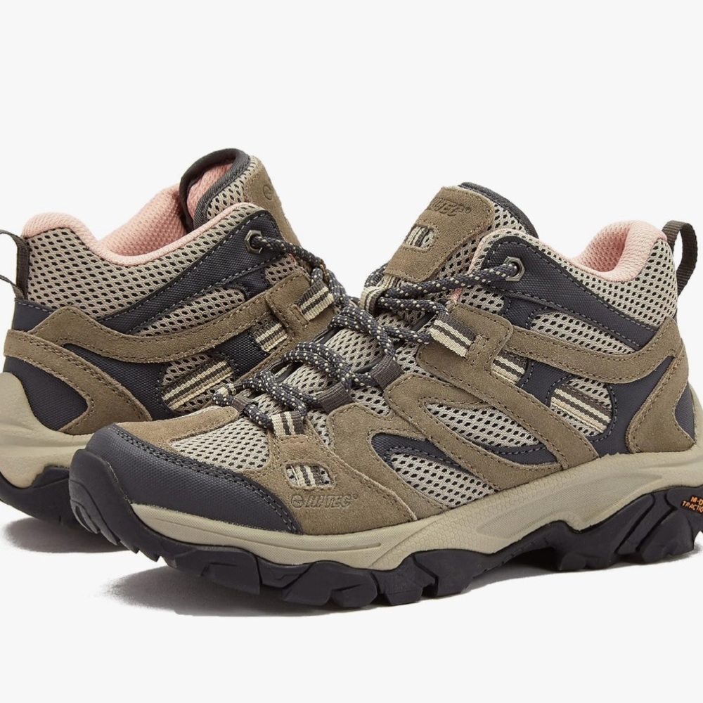 Hi-Tec Tan and Black Hiking Boots
